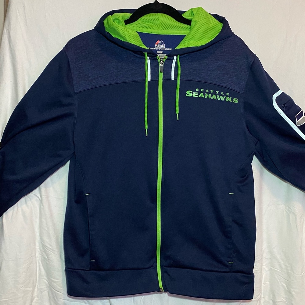 Seattle Seahawks - Zipper Sweatshirt - WOMENS - Majestic